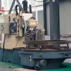 Gear induction hardening line