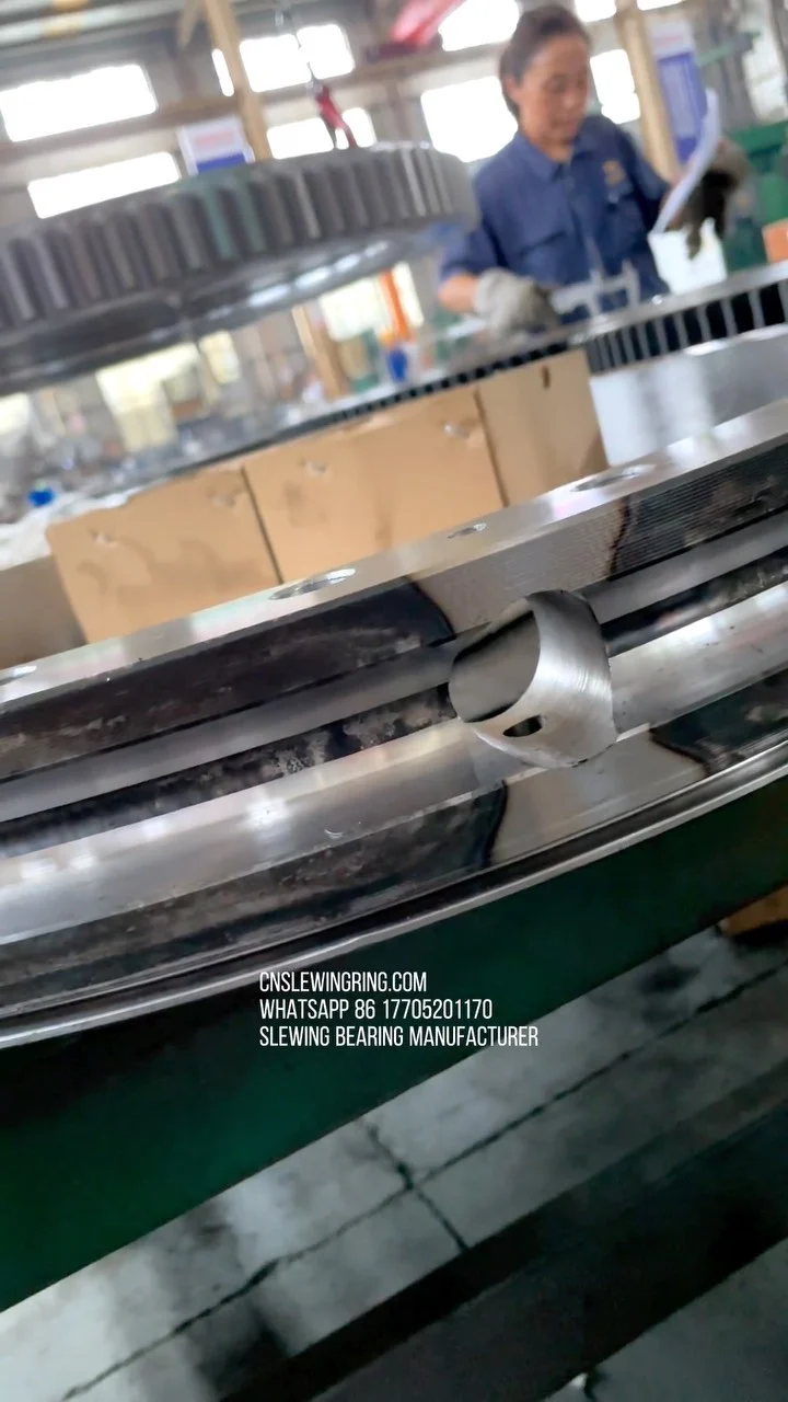 We manufacture and export high quality slewing rings. CNSlewingRing.com WhatsApp 86 17705201170 Slewing Bearing Manufacturer jovi@cnslewingring.com
