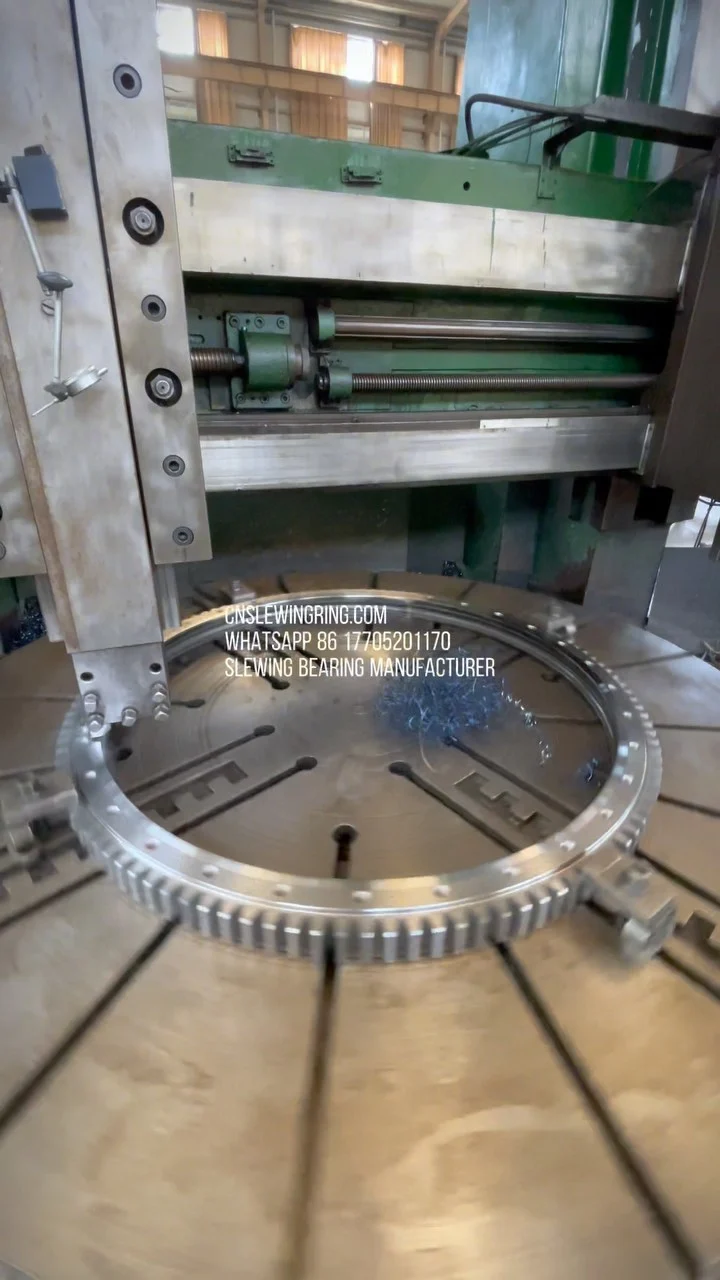 This is the outer ring of a slewing bearing CNSlewingRing.com WhatsApp 86 17705201170 Slewing Bearing Manufacturer jovi@cnslewingring.com