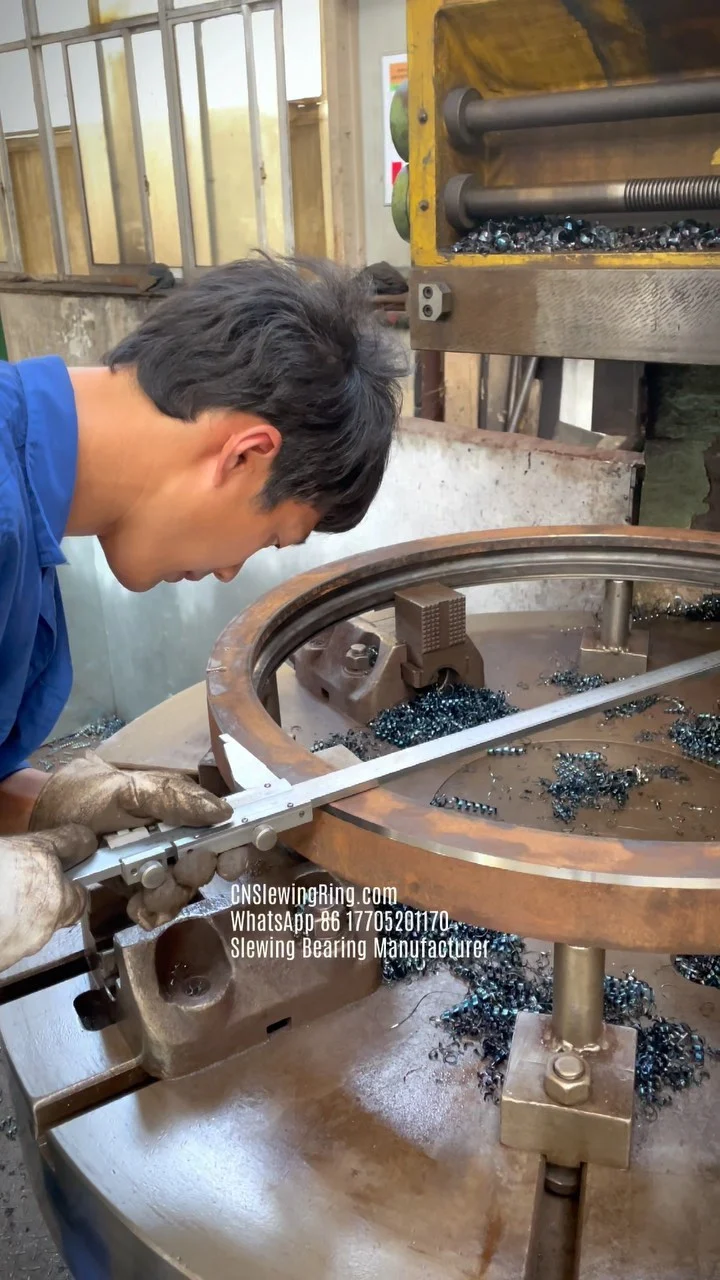 We can manufacture slewing rings of any specification, including single-row ball, double-row ball, cross roller and three-row roller…