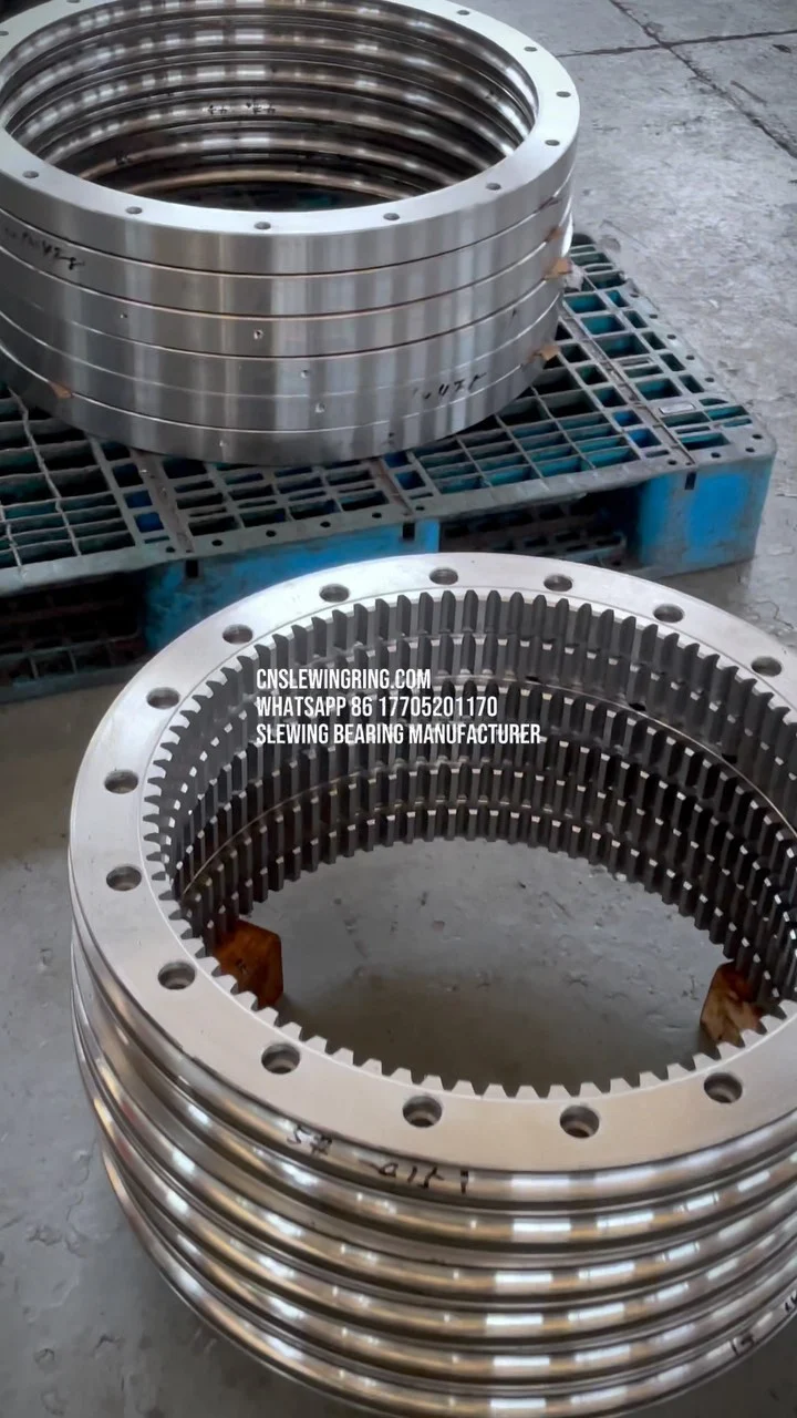 We manufacture and export high quality slewing rings.We have a professional team to help you complete the whole…