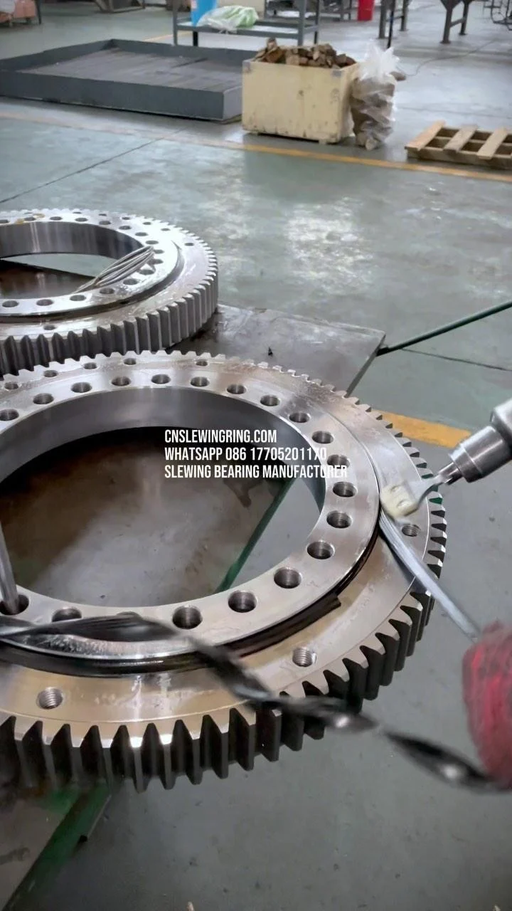 The seal of the slewing bearing is very important. It can prevent objects such as sand and gravel…