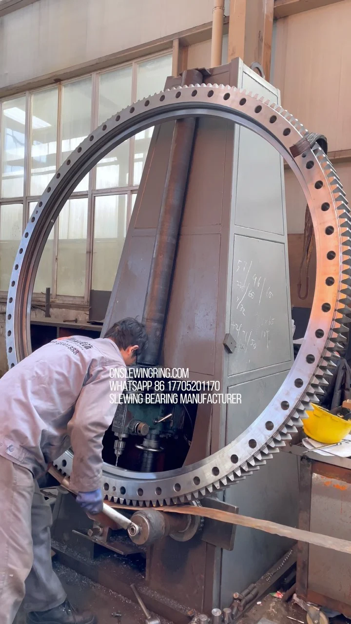 We can produce various specifications of slewing rings for you, from 150mm to 10000mm, including single row ball,…