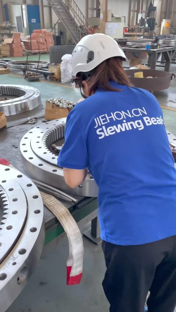 Our slewing bearings are widely used in construction machinery, port machinery and agricultural machinery. Our goal is to…