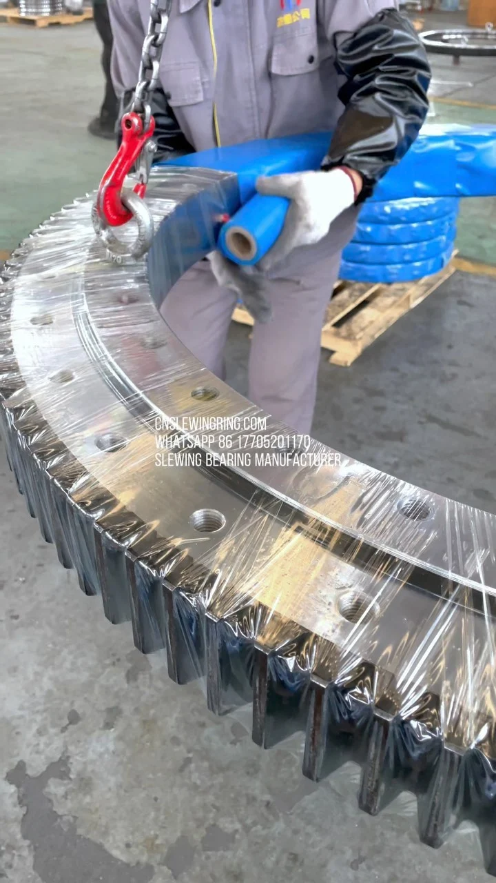 We manufacture and export high quality slewing rings. CNSlewingRing.com WhatsApp 86 17705201170 Slewing Bearing Manufacturer jovi@cnslewingring.com