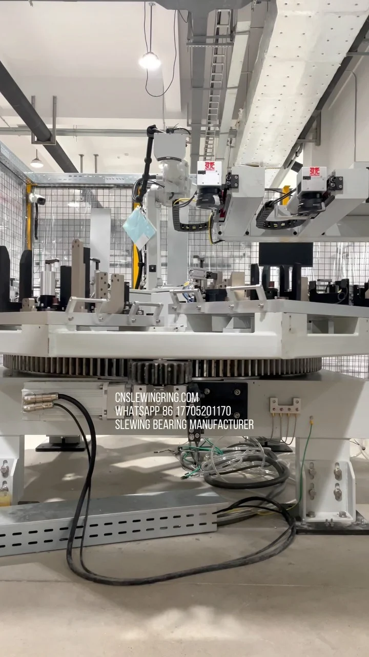 Application of our slewing bearings on customer equipment. CNSlewingRing.com WhatsApp 86 17705201170 Slewing Bearing Manufacturer jovi@cnslewingring.com