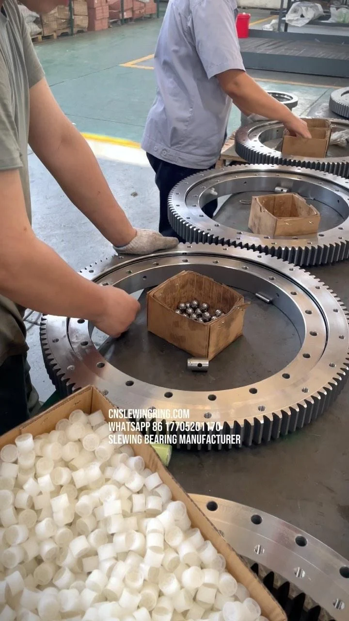 Slewing ring is a transmission component widely used in construction machinery, port machinery, food machinery and energy machinery.…