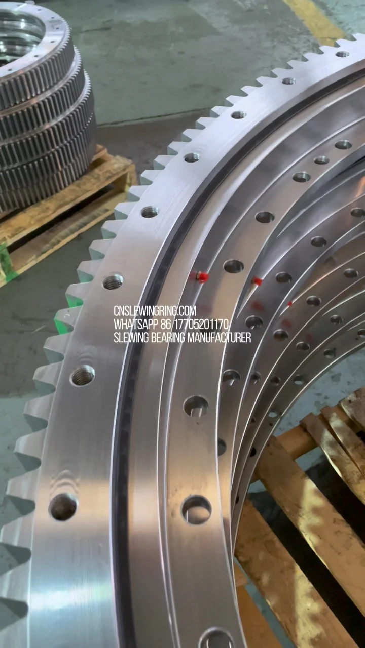 CNSlewingRing.com WhatsApp 86 17705201170 Slewing Bearing Manufacturer jovi@cnslewingring.com Flange type cross roller slewing ring