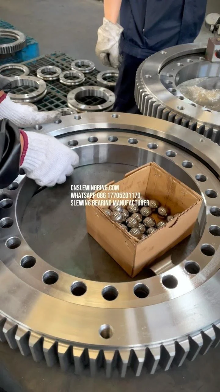 Work day after day just to make your life better. cnslewingring.com WhatsApp 086 17705201170 Slewing Bearing Manufacturer