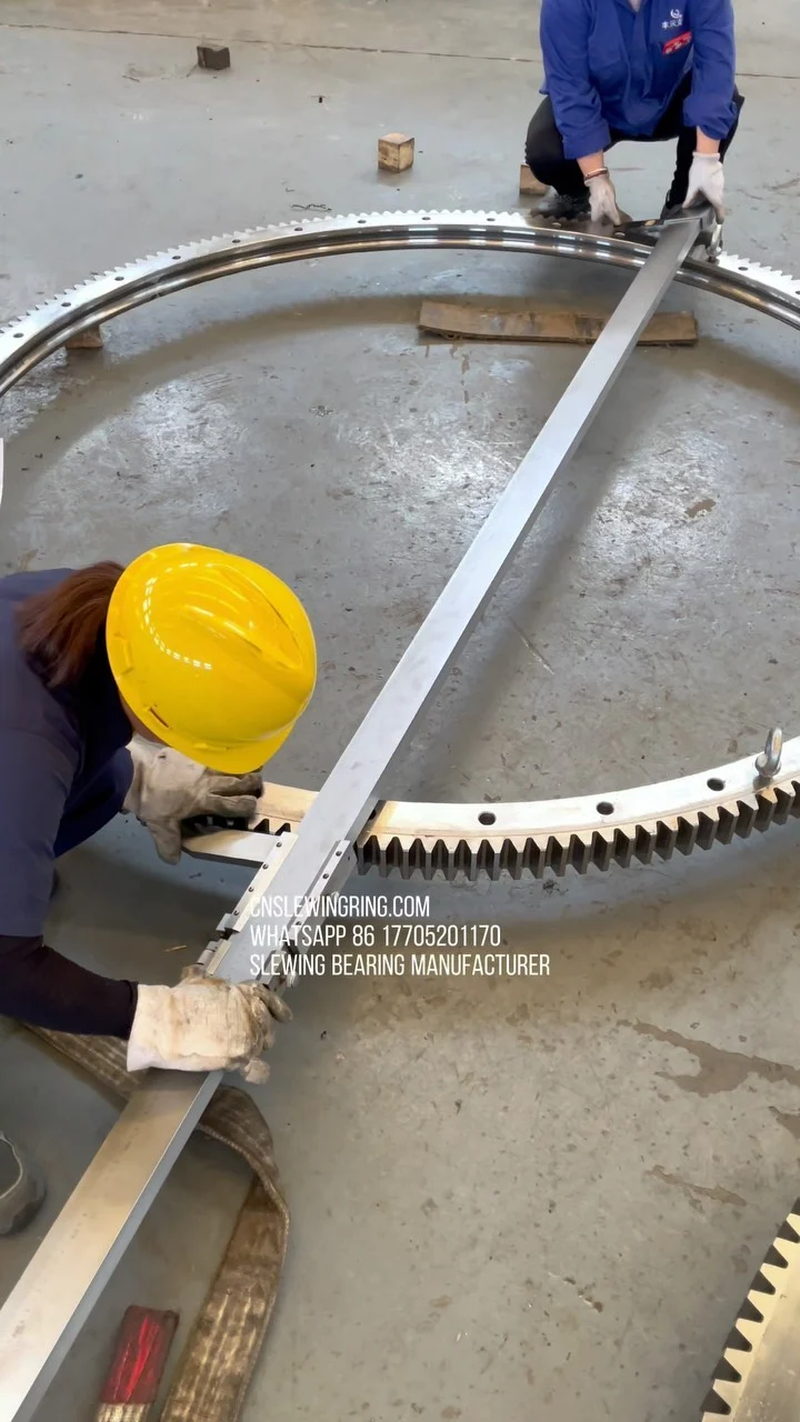 We manufacture and export high quality slewing rings. CNSlewingRing.com WhatsApp 86 17705201170 Slewing Bearing Manufacturer jovi@cnslewingring.com
