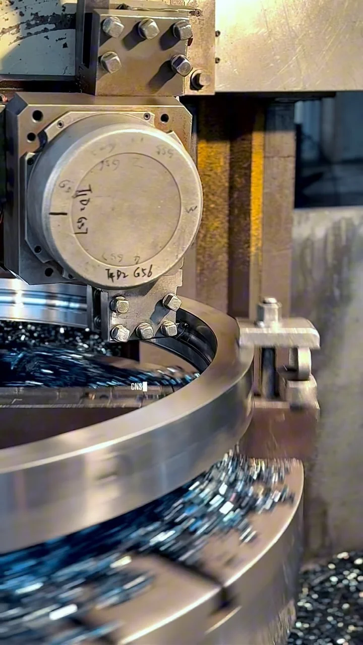 Raceway processing of slewing bearings