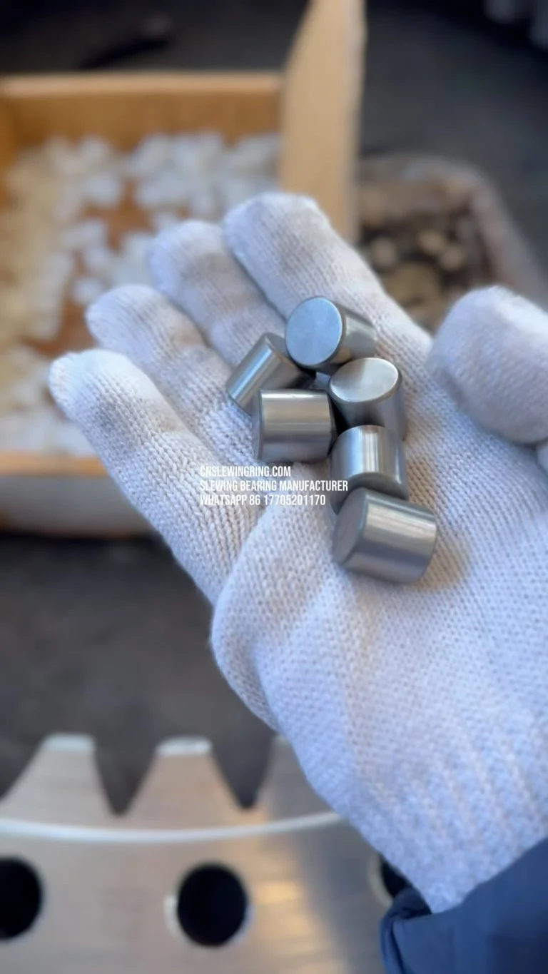 Slewing bearing manufacturing process