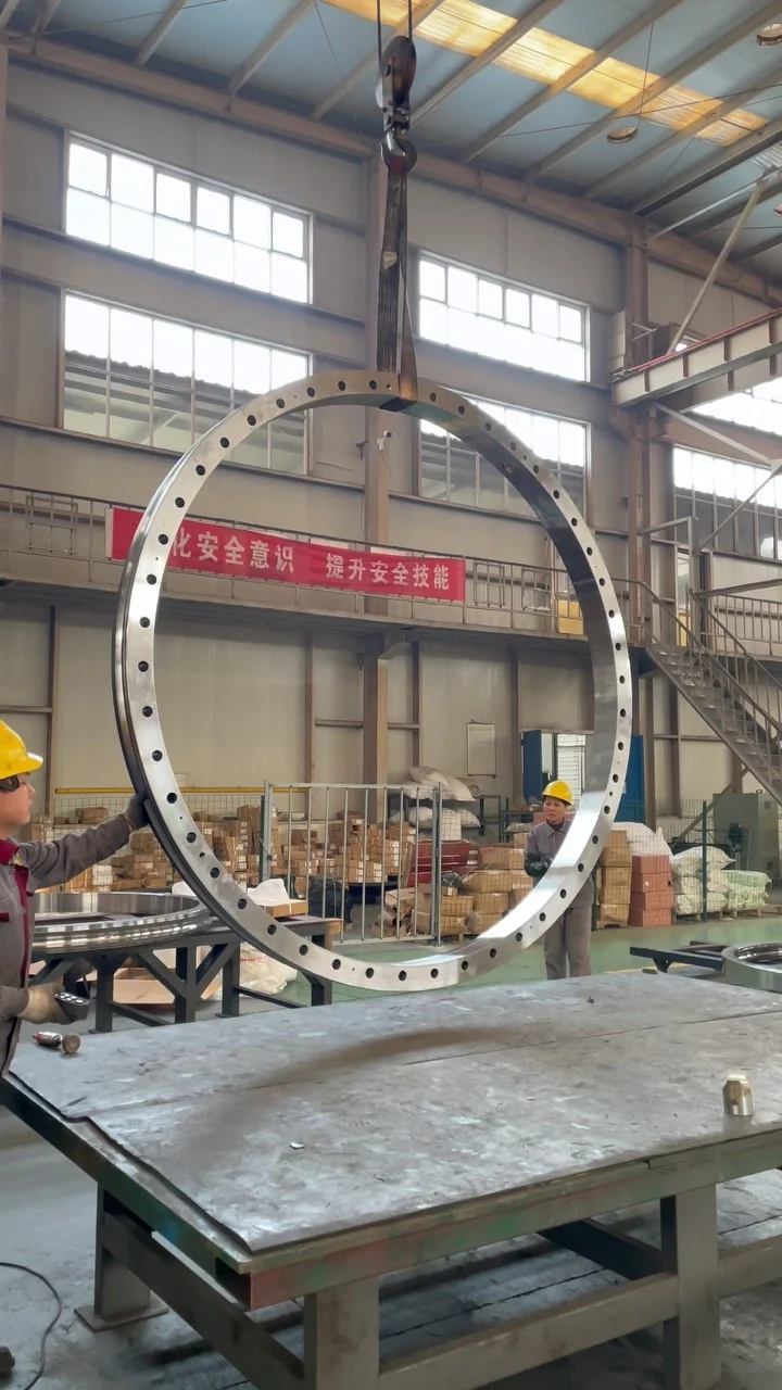 We design and manufacture slewing bearings. A rotary transmission component widely used in heavy machinery. CNSlewingRing.com WhatsApp 86…