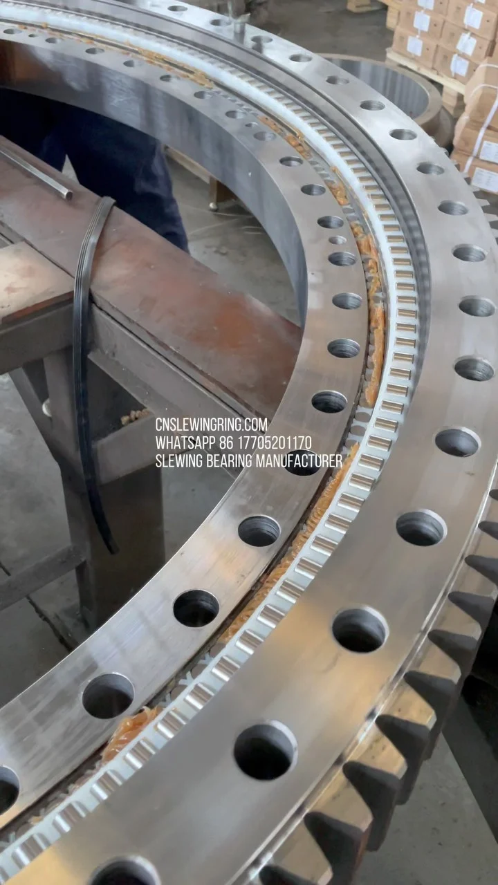 Three row roller slewing ring CNSlewingRing.com WhatsApp 86 17705201170 Slewing Bearing Manufacturer jovi@cnslewingring.com
