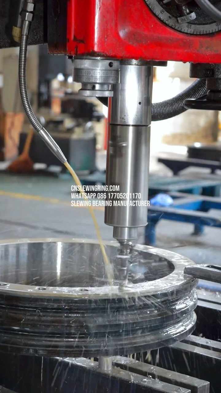 We are processing mounting holes for slewing bearings. Although we also have CNC drilling equipment, for some special…