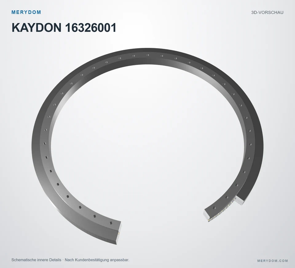 MERYDOM Ersatz für KAYDON 16326001 — Innenansicht der Drehverbindung