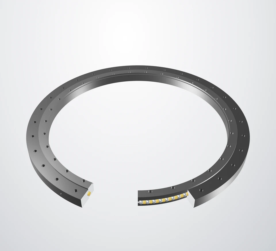 Anteprima del modello 3D del cuscinetto di rotazione sostitutivo MERYDOM per La Leonessa VS120A13.