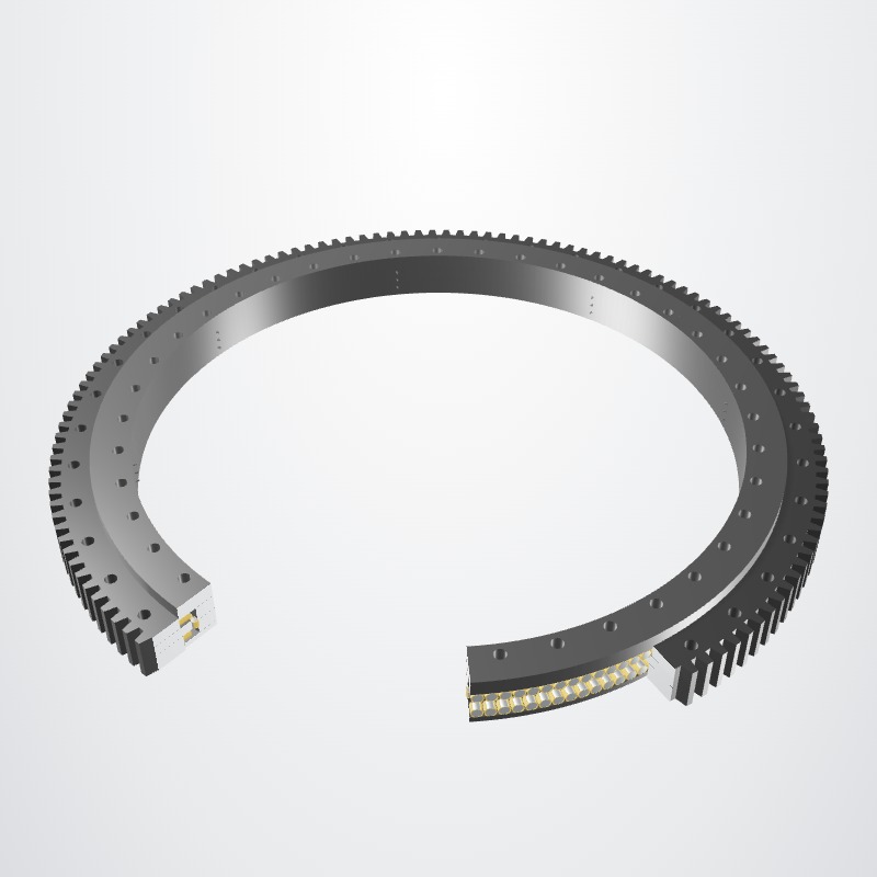 MERYDOM ROD02240-032DA15-900-000 — 3D Ön İzleme · Sektör kesiti