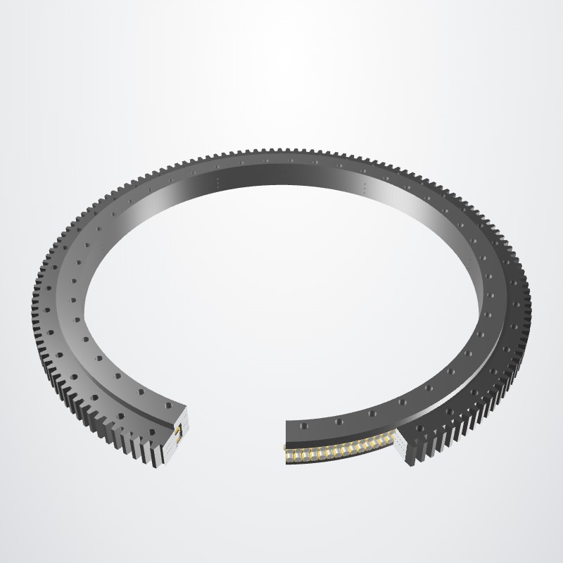 MERYDOM ROD02500-032DA15-900-000 — 3D Ön İzleme · Sektör kesiti