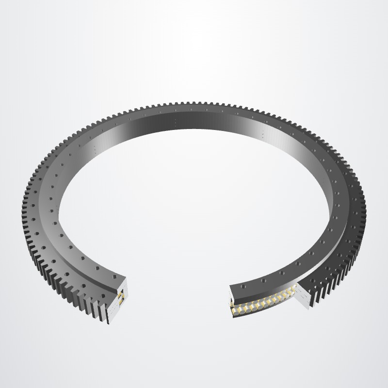 MERYDOM ROD03150-050DA15-900-000 — 3D Ön İzleme · Sektör kesiti