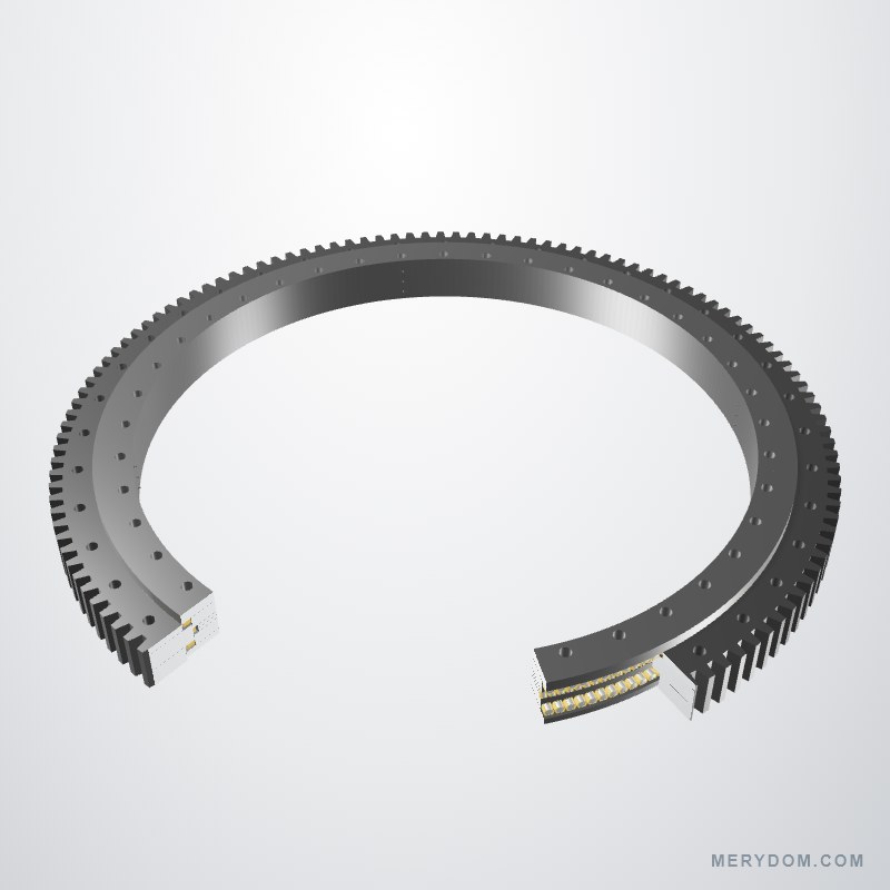 MERYDOM 191.20.1600.990.41.1502 — Anteprima 3D · Sezione settoriale