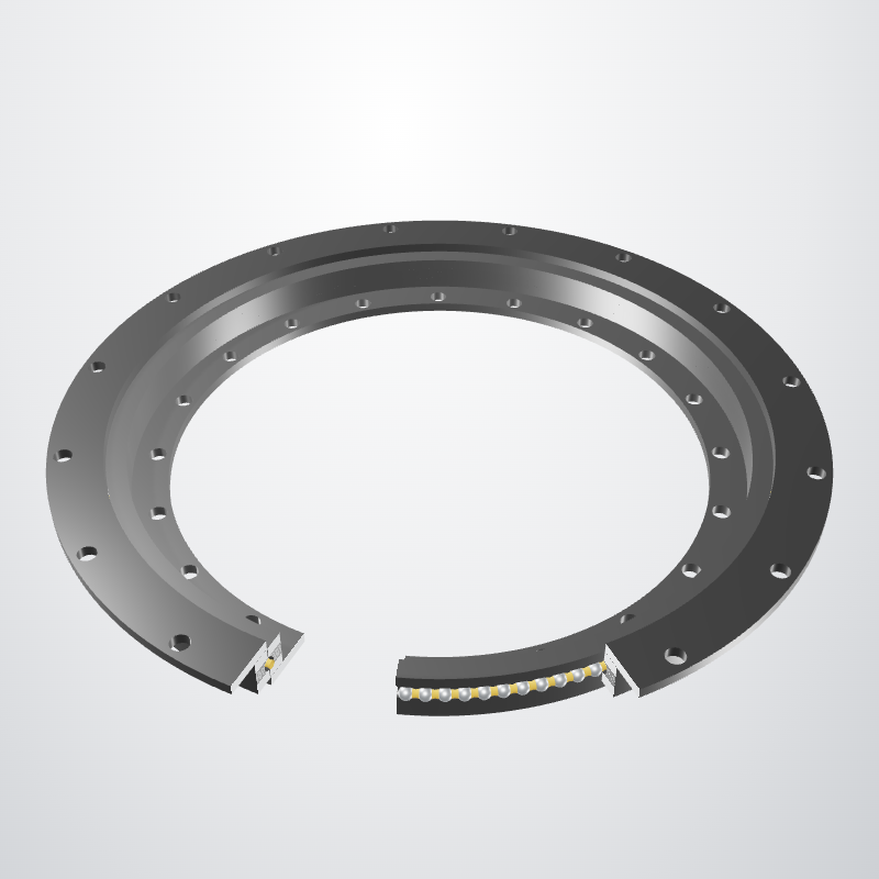 Tibet Makina 0644R-12B-102 — Flanged ball slewing bearing — 3D