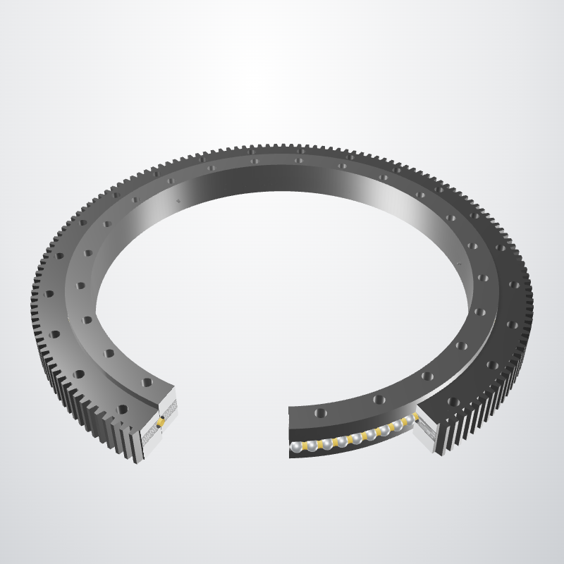 Tibet Makina 0692E-01B-100 — Uma carreira de esferas de quatro pontos — 3D