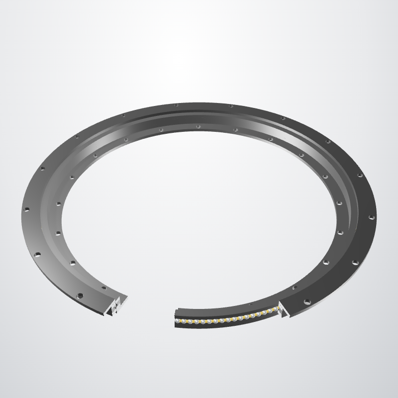 Tibet Makina 0944R-01B-100 — Flanged ball slewing bearing — 3D