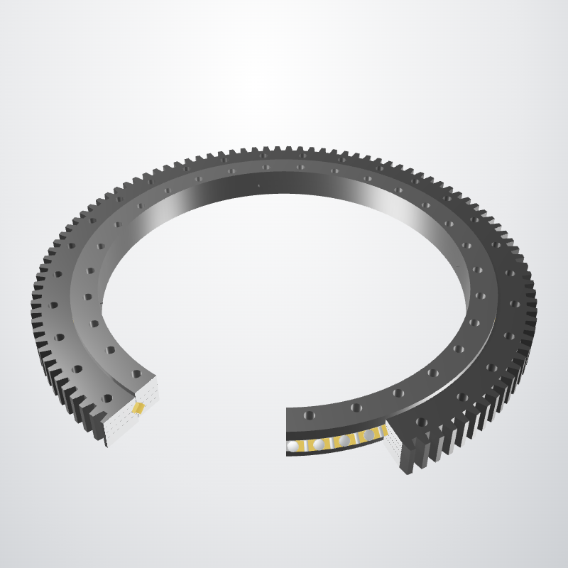 Tibet Makina 0950E-12R-100 — Single-row crossed roller — 3D
