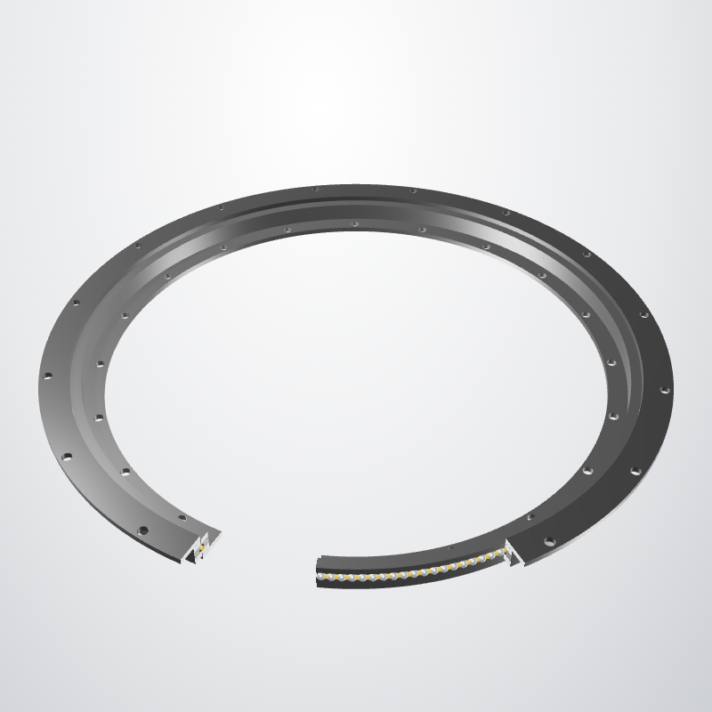 Tibet Makina 1044R-12B-100 — Flanged ball slewing bearing — 3D