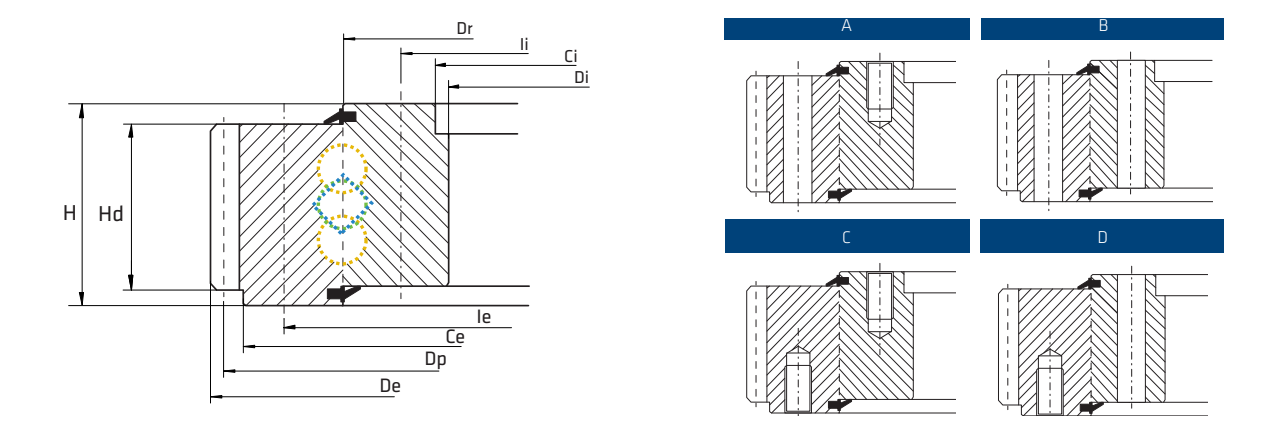 La Leonessa VE031A14 OEM catalogue source outline drawing