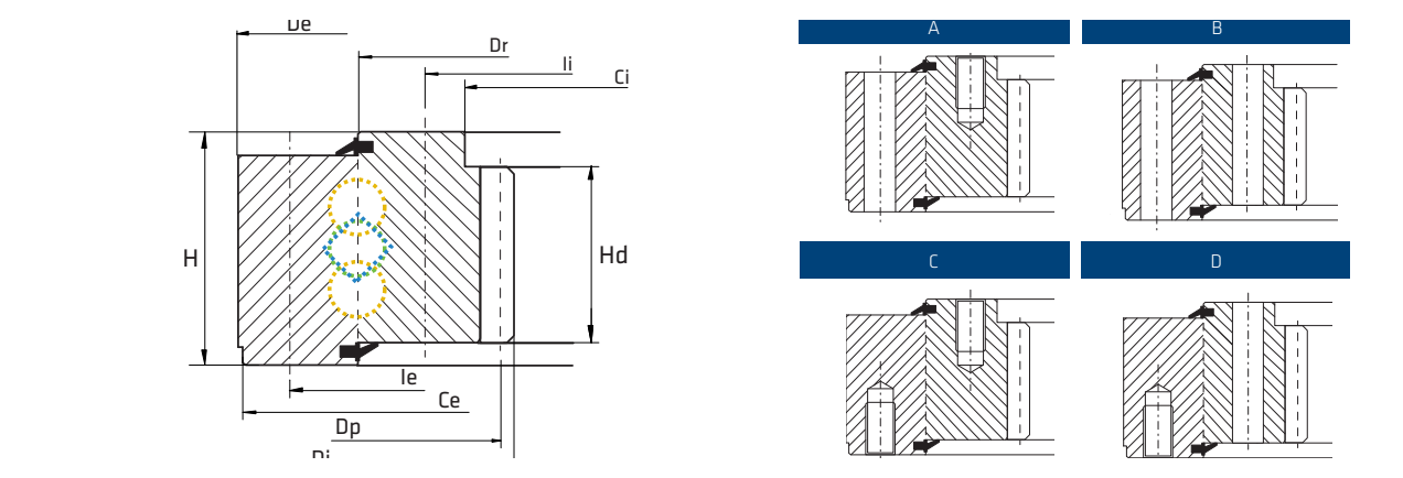 Plano de contorno de origen del catálogo OEM para La Leonessa VI064B00