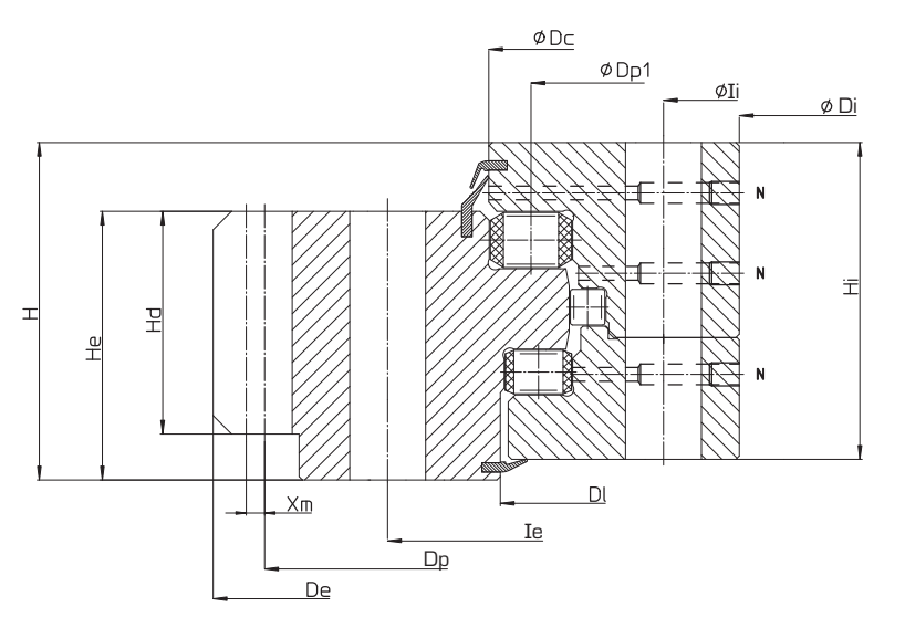 La Leonessa VR207E00 OEM catalogue source outline drawing