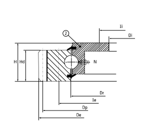 La Leonessa VE094Z100 OEM catalogue source outline drawing