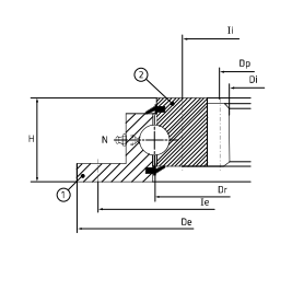 La Leonessa VI119ZE00 OEM catalogue source outline drawing