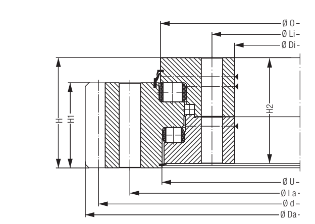 Liebherr ROD02240-032DA15-900-000 OEM catalogue source outline drawing